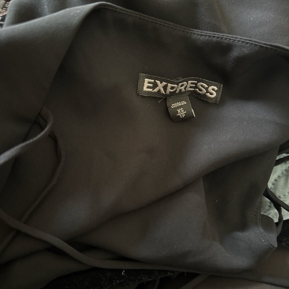 Express Black Cut Out Camisole Top - Picture 5 of 6